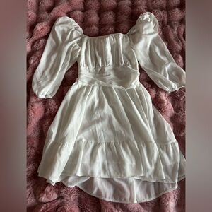 White Off-Shoulder Dress
